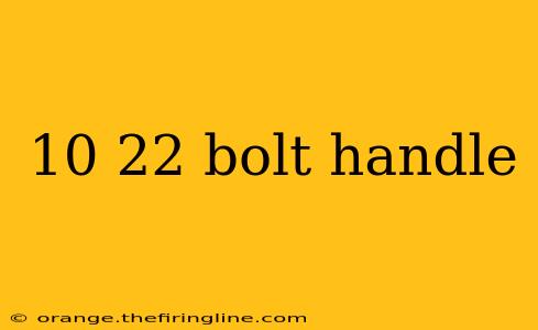 10 22 bolt handle