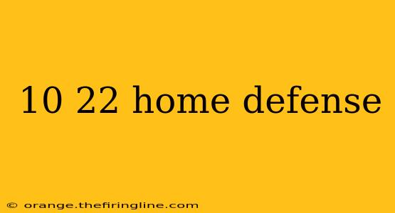 10 22 home defense