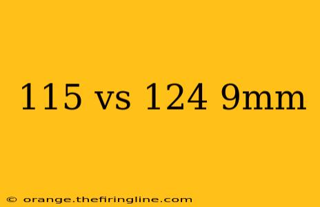 115 vs 124 9mm