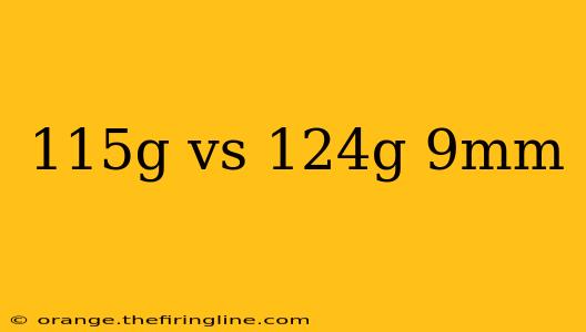 115g vs 124g 9mm