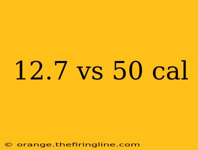 12.7 vs 50 cal