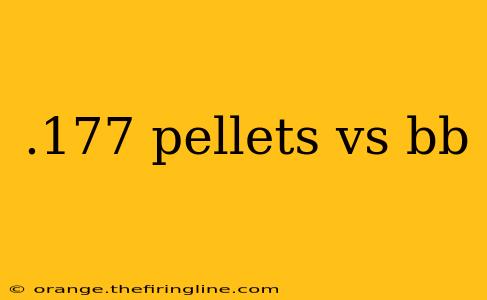 .177 pellets vs bb