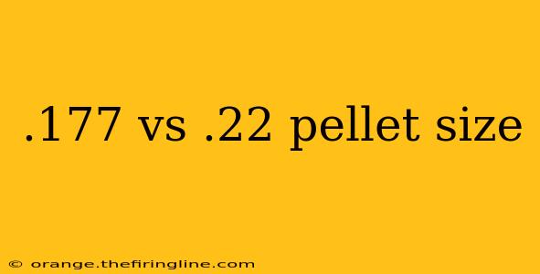 .177 vs .22 pellet size