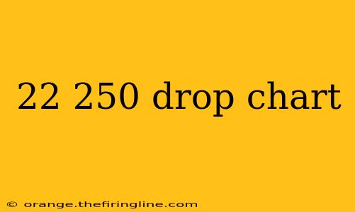 22 250 drop chart