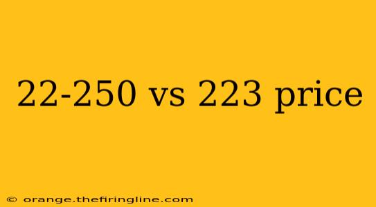 22-250 vs 223 price