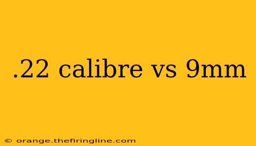 .22 calibre vs 9mm