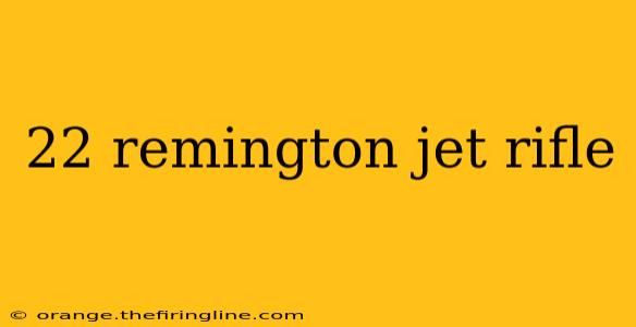 22 remington jet rifle