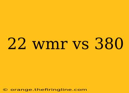 22 wmr vs 380