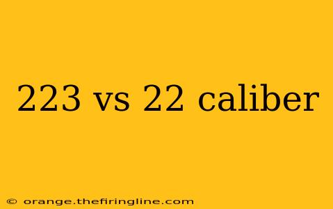 223 vs 22 caliber