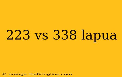 223 vs 338 lapua