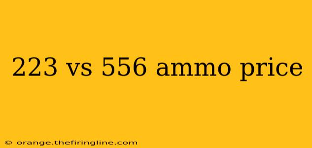 223 vs 556 ammo price