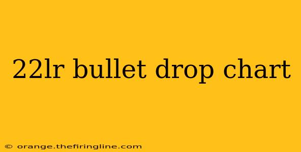 22lr bullet drop chart