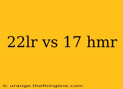 22lr vs 17 hmr