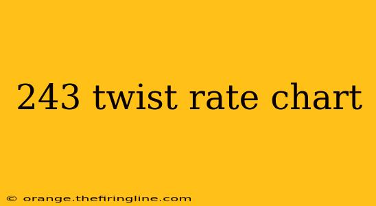 243 twist rate chart