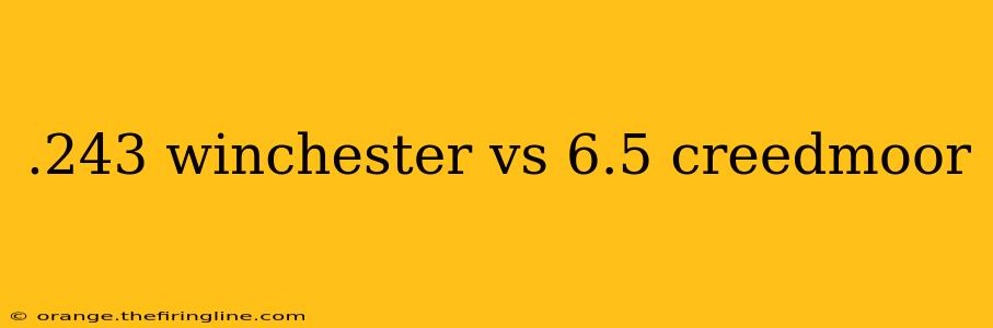 .243 winchester vs 6.5 creedmoor