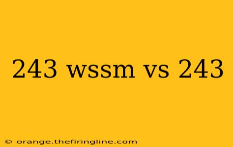 243 wssm vs 243