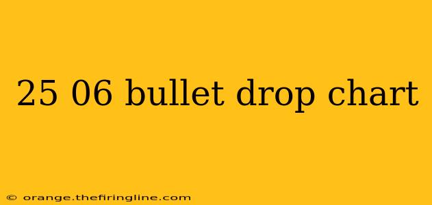 25 06 bullet drop chart