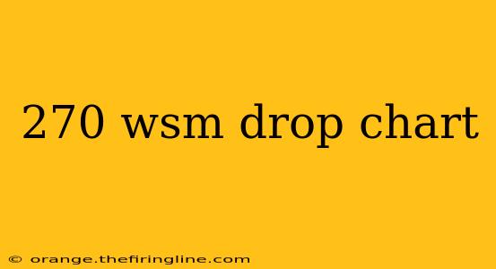 270 wsm drop chart