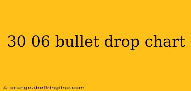 30 06 bullet drop chart