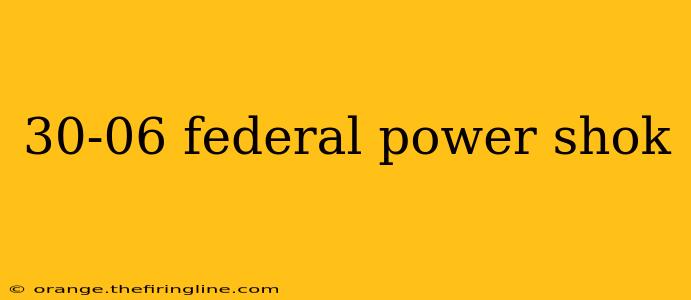 30-06 federal power shok