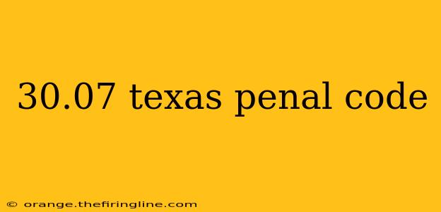 30.07 texas penal code