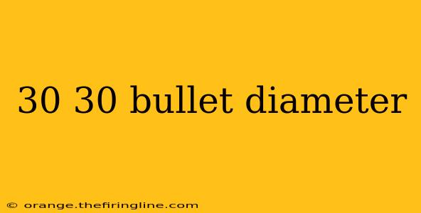 30 30 bullet diameter