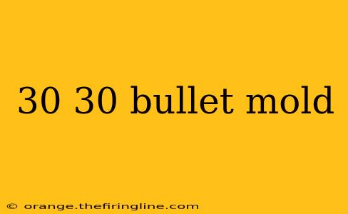 30 30 bullet mold