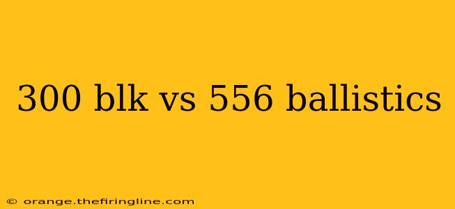 300 blk vs 556 ballistics