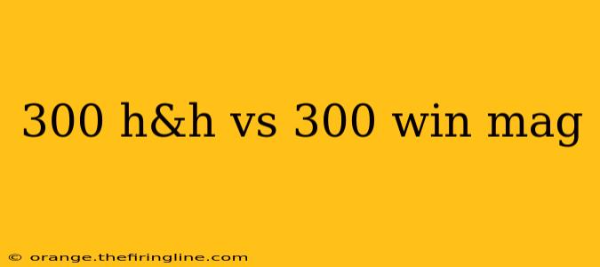 300 h&h vs 300 win mag