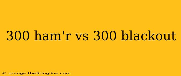 300 ham'r vs 300 blackout