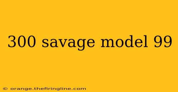 300 savage model 99