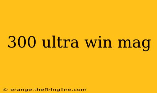 300 ultra win mag