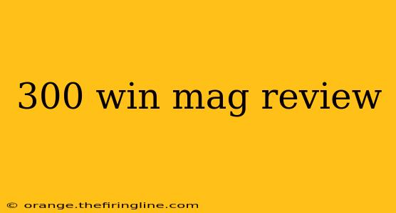 300 win mag review