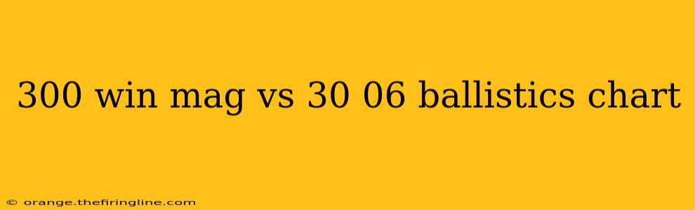 300 win mag vs 30 06 ballistics chart