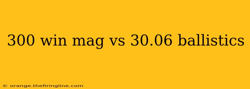 300 win mag vs 30.06 ballistics