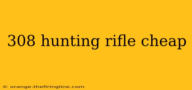 308 hunting rifle cheap