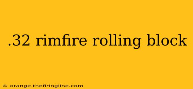 .32 rimfire rolling block