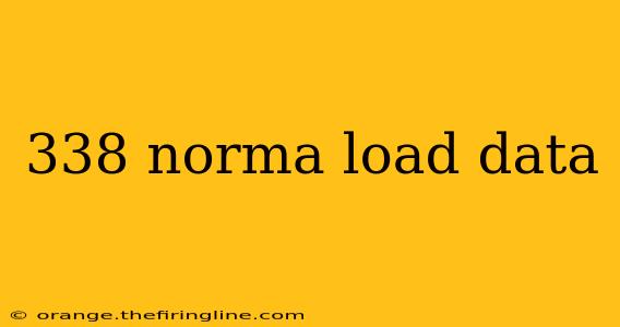 338 norma load data