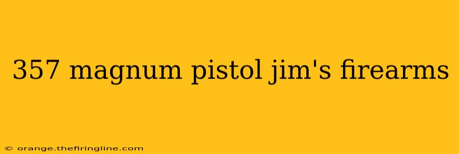 357 magnum pistol jim's firearms