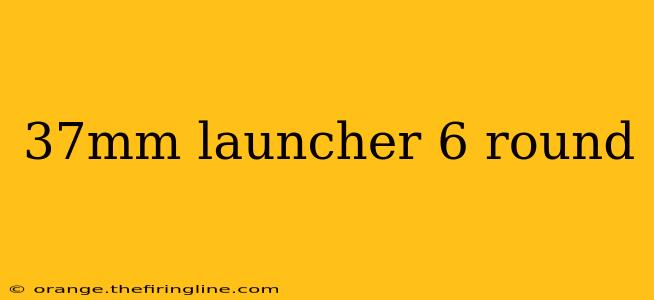 37mm launcher 6 round