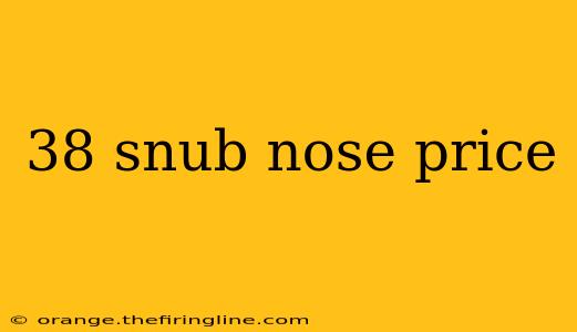 38 snub nose price