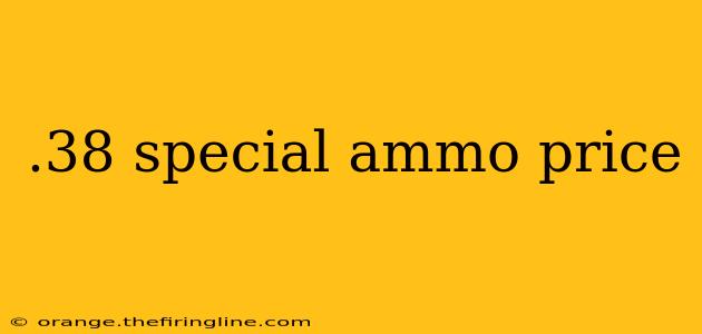 .38 special ammo price