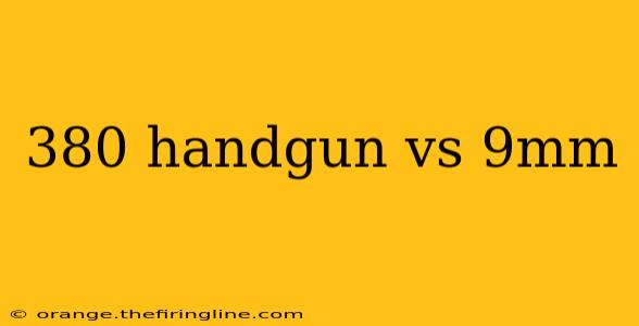 380 handgun vs 9mm