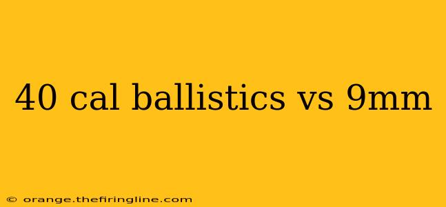 40 cal ballistics vs 9mm