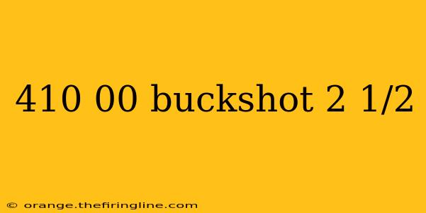 410 00 buckshot 2 1/2