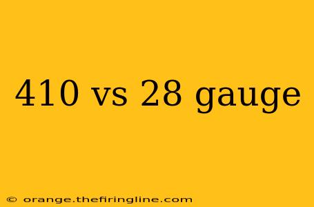 410 vs 28 gauge