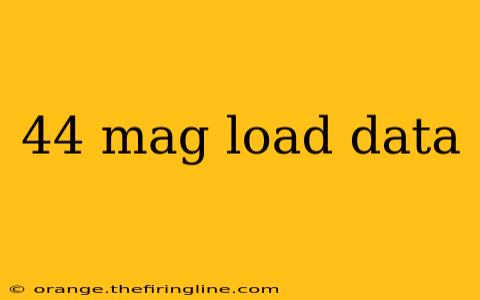 44 mag load data