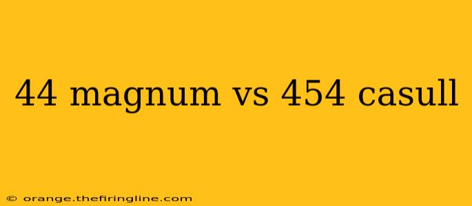 44 magnum vs 454 casull