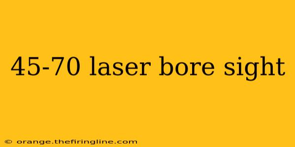 45-70 laser bore sight