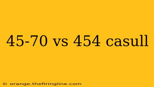 45-70 vs 454 casull